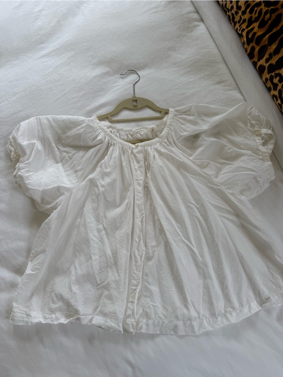 Doen Other - Doen White Peasant Chemise Top